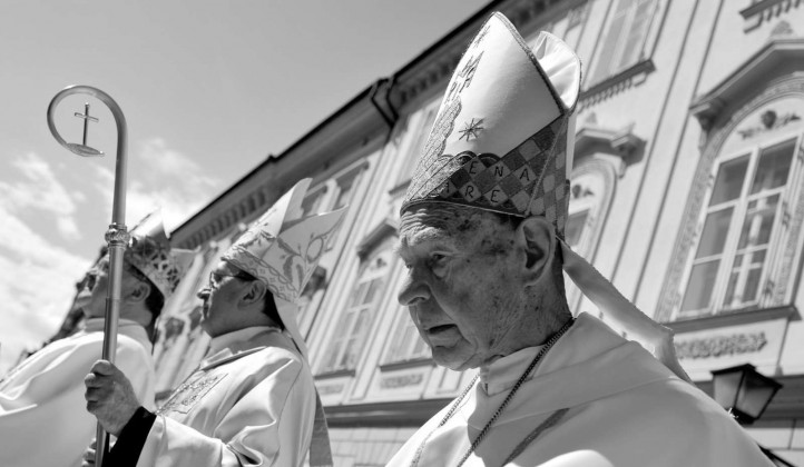 Upokojeni škof Jožef Smej (foto: Tamino Petelinšek / STA)