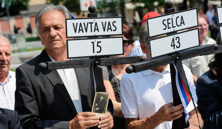 Spomin medvojnih in povojnih žrtev komunističnega nasilja Spomin medvojnih in povojnih žrtev komunističnega nasilja (foto: STA)