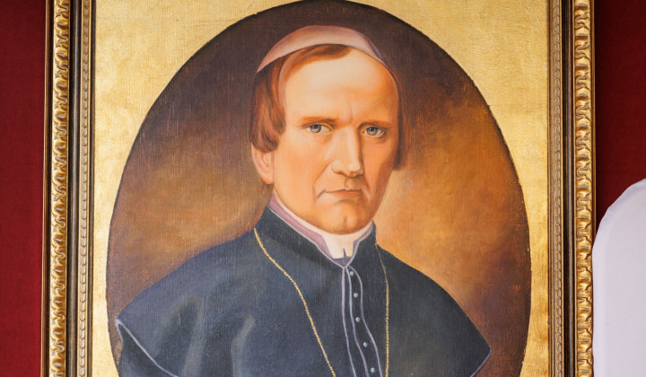 Bl. škof Anton Martin Slomšek - portret (foto: Nebojša Tejić/STA)