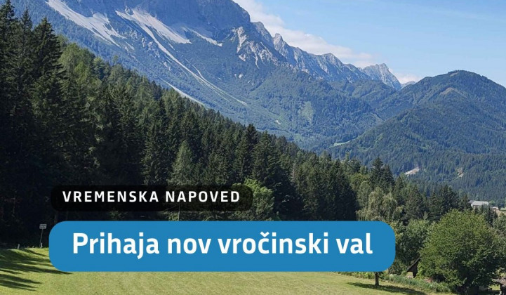 Vročinski val se bo stopnjeval, najhujše bo v prvih dneh avgusta. (foto: ARSO)