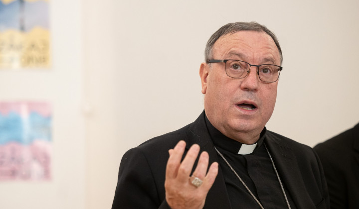 Nadškof Alojzij Cvikl (foto: Katja Kodba / STA)