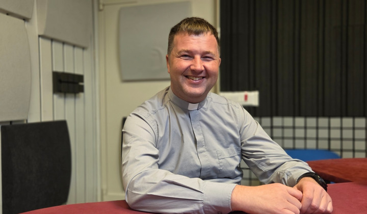 Spiritual v Bogoslovnem semenišču v Ljubljani Gregor Celestina (foto: Rok Mihevc)