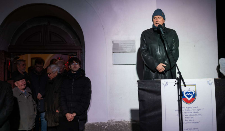 Tradicionalna slovesnost na Sv. Jakobu nad Medvodami, na kateri je bil govornik nekdanji predsednik republike Borut Pahor. (foto: STA / Boštjan Podlogar)