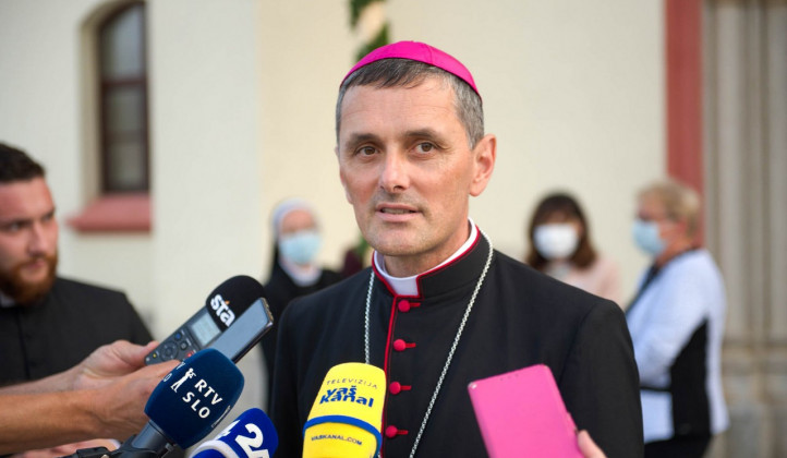 Posvetitev novomeškega škofa Andreja Sajeta (foto: Rok Mihevc)